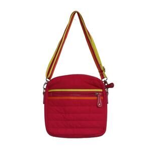 Sondra Roberts Neon Pink Squared Cross Body Bag